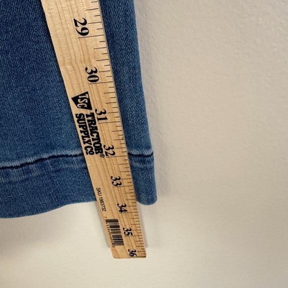 Anthropologie The Colette Crop Wide-Leg Jeans by Maeve Size 28P palms wash - Picture 13 of 15